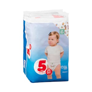 Pañales bebé talla 5 de 13-18 kg Deliplus