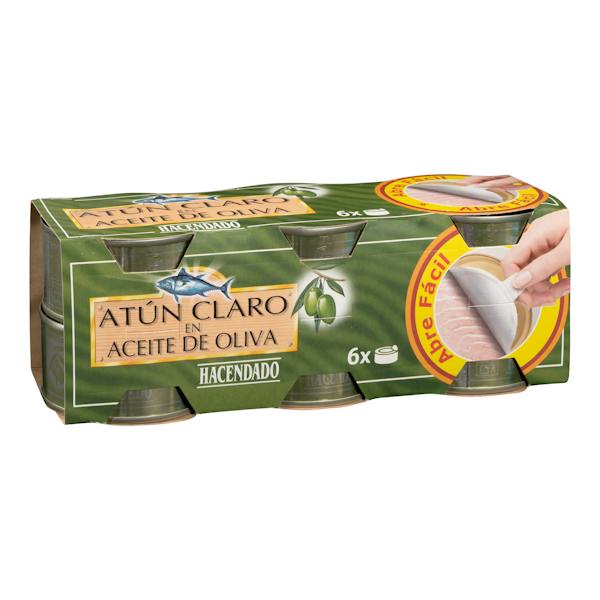 Imagen de Atún claro en aceite de oliva Hacendado