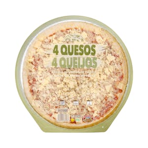 Pizza 4 quesos familiar Hacendado