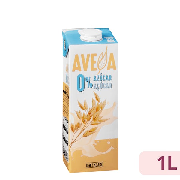 Bebida de avena Hacendado 0% azúcar