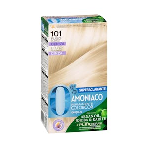 Coloración permanente 0% amoníaco 101 rubio platino ceniza Colorcor
