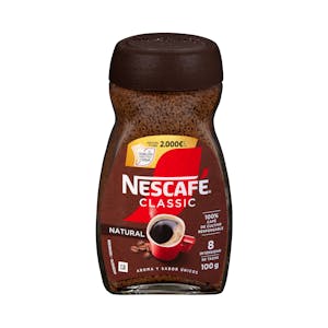 Café soluble natural Nescafé classic