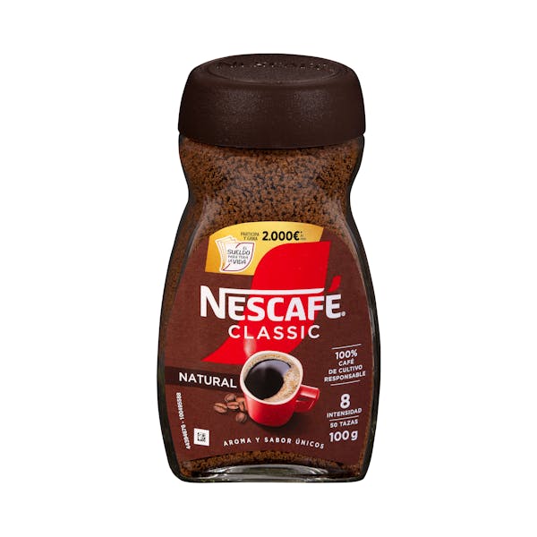 Café soluble natural Nescafé classic