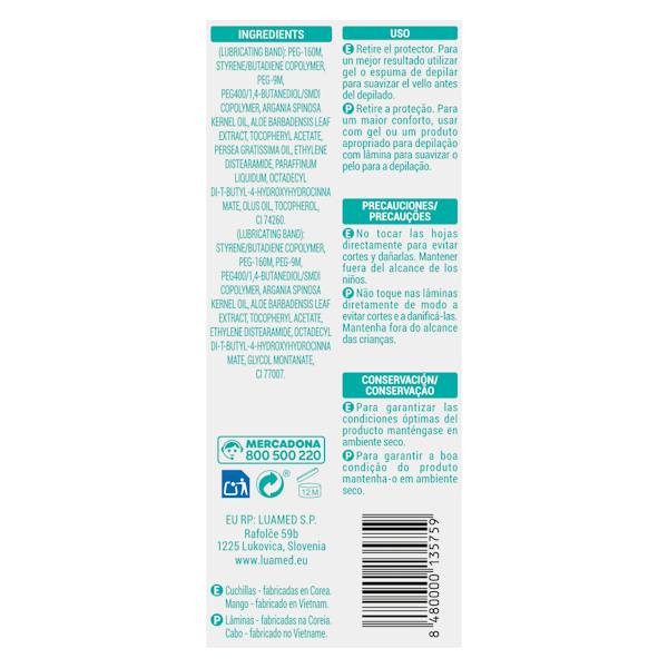 Etiqueta / ingredientes