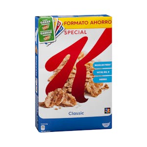 Cereales copos de trigo integral y arroz Special K Classic