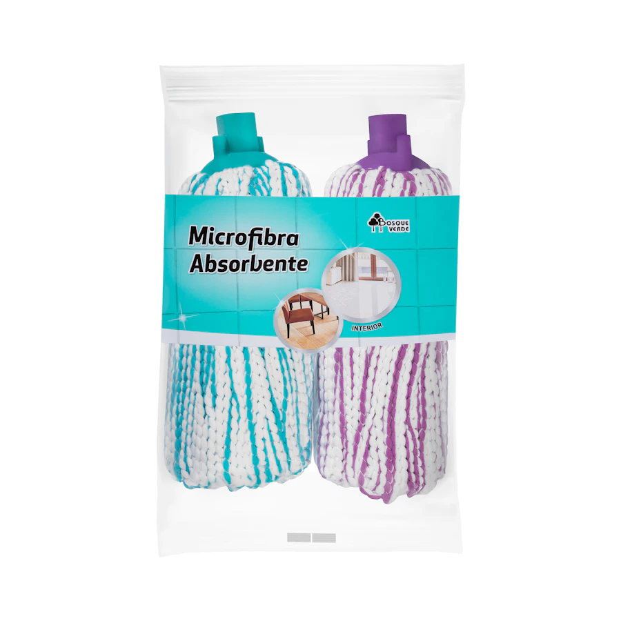 Fregona Microfibra Absorbente Bosque Verde – Mercadona – صورة المنتج