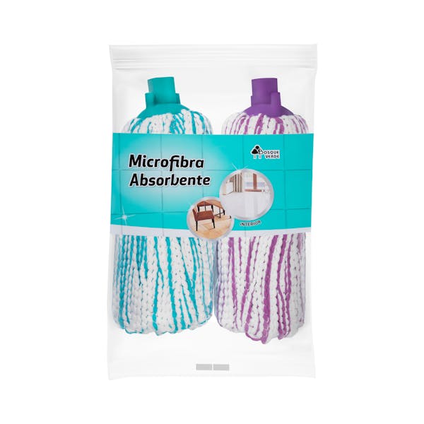 Fregona Microfibra Absorbente Bosque Verde