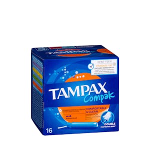 Tampones super plus Tampax Compak con aplicador