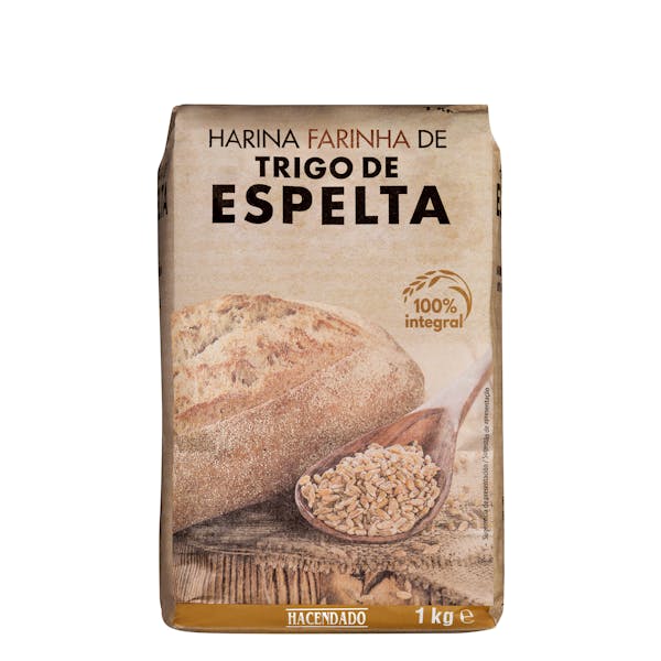 Imagen de Harina de espelta Hacendado 100% integral