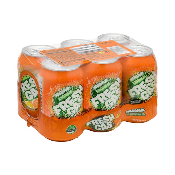 Refresco de naranja Hacendado fresh gas