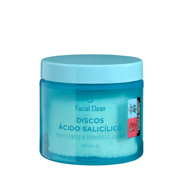 Imagen de Discos ácido salicílico Deliplus Facial Clean purificantes y seborreguladores