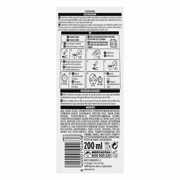 Etiqueta / ingredientes