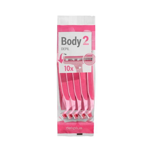 Imagen de Maquinillas depilación desechables Deliplus Body 2 hojas