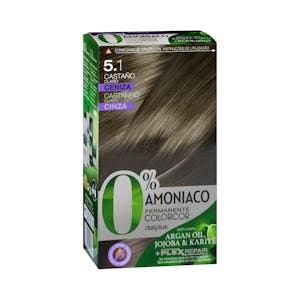 Coloración permanente 5.1 castaño claro ceniza Deliplus 0% amoníaco