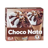 Helado cucurucho choco nata Hacendado