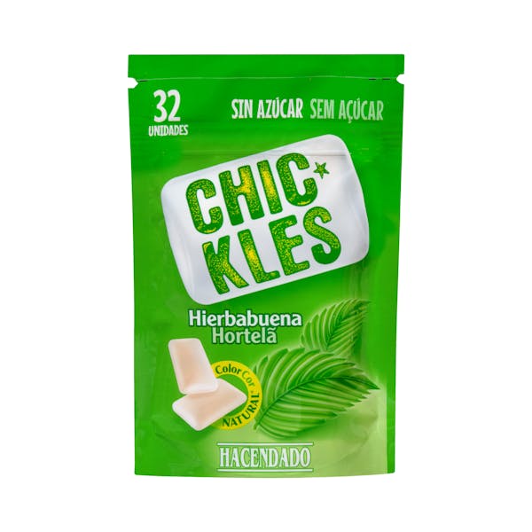 Chicles hierbabuena gragea Hacendado