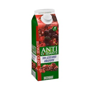 Bebida de frutas rojas antioxidante Hacendado sin azúcares añadidos
