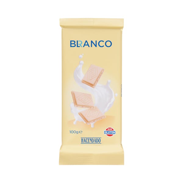 Chocolate blanco Hacendado