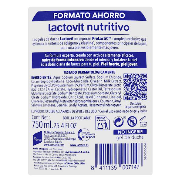 Etiqueta / ingredientes