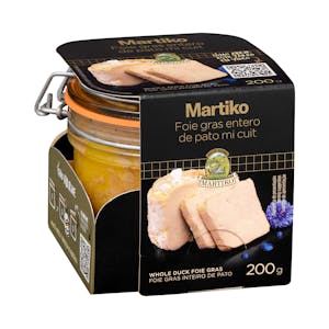 Foie gras entero de pato mi cuit Martiko