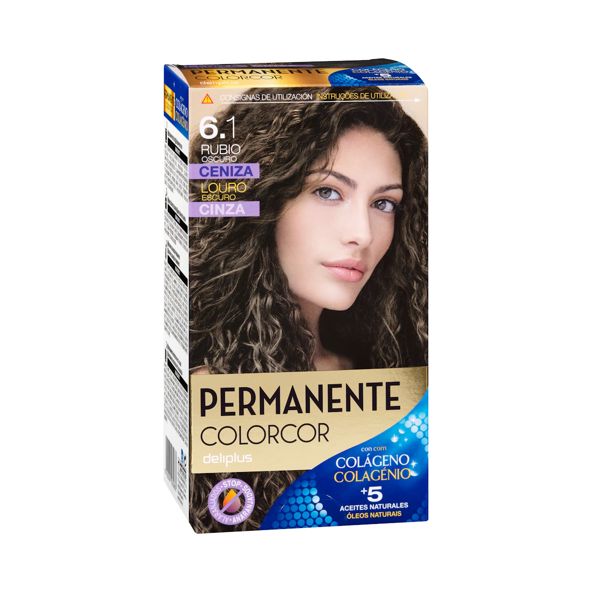 Coloración permanente 6.1 rubio oscuro ceniza Colorcor – Mercadona – صورة إعلانية للمنتج