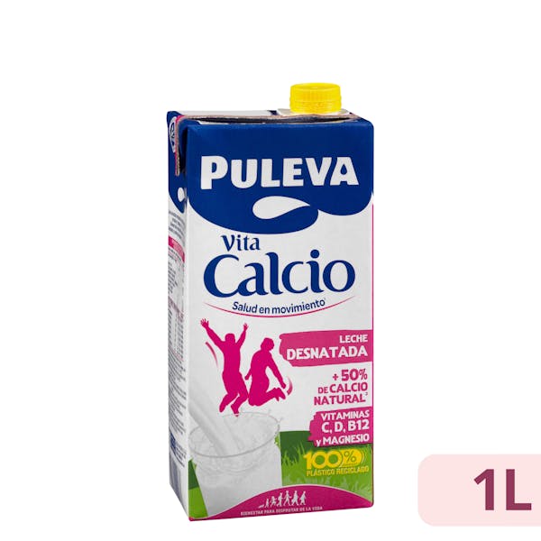 Leche desnatada calcio Puleva