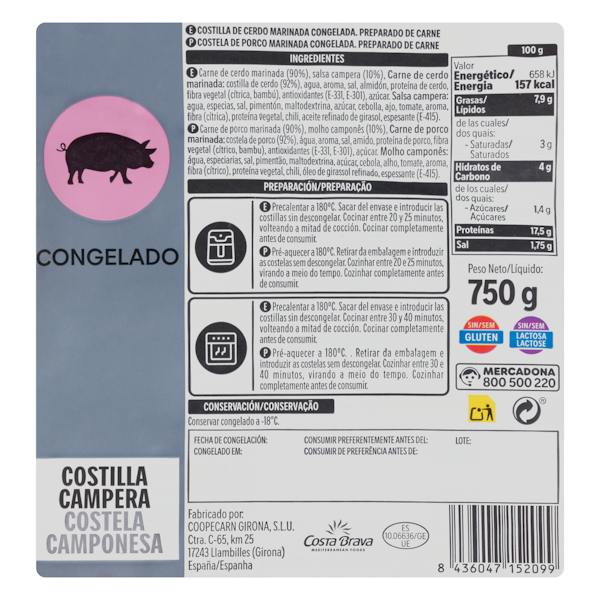 Etiqueta / ingredientes