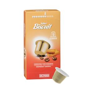 Café en cápsula sabor Biscuit Hacendado