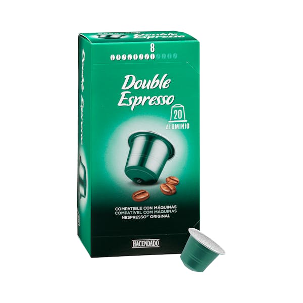 Imagen de Café en cápsulas doble espresso Hacendado