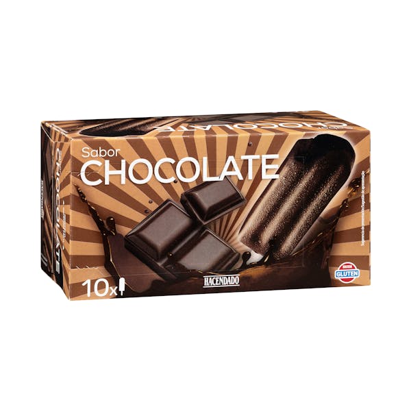 Helado sabor chocolate Hacendado