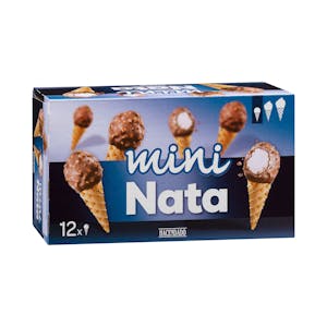 Helado mini cucurucho nata Hacendado