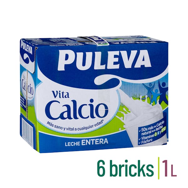 Leche En Polvo Entera Mercadona Leche entera calcio Puleva | Mercadona compra online