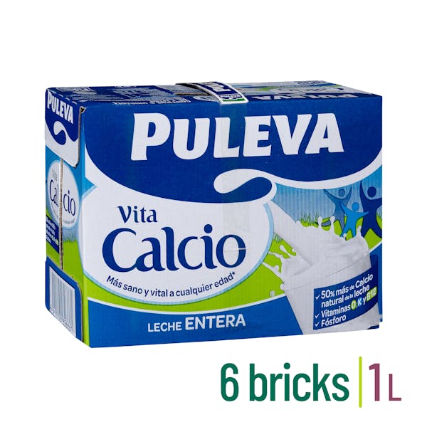 Leche entera calcio Puleva | Mercadona compra online