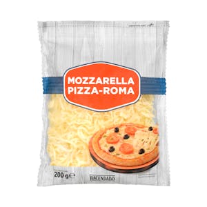 Grated mozzarella cow cheese pizza-Roma Hacendado