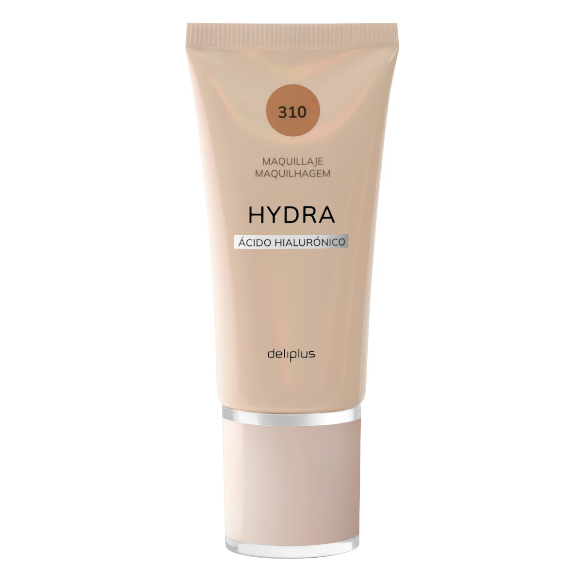 Maquillaje fluido Hydra Deliplus 310 caramelo – Mercadona – صورة إعلانية للمنتج