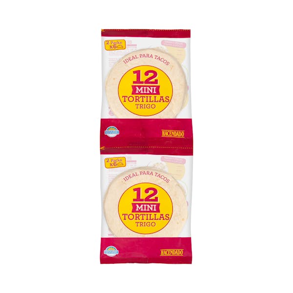 Imagen de Mini tortillas de trigo Hacendado