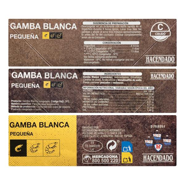 Etiqueta / ingredientes