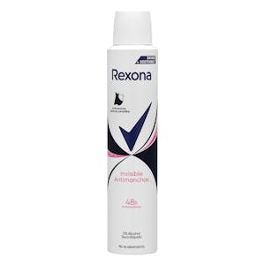 Desodorante invisible black + white Rexona antimanchas