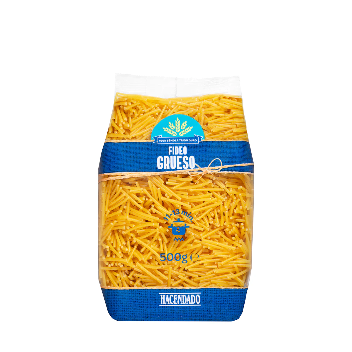 Fideo grueso Hacendado – Mercadona – صورة إعلانية للمنتج
