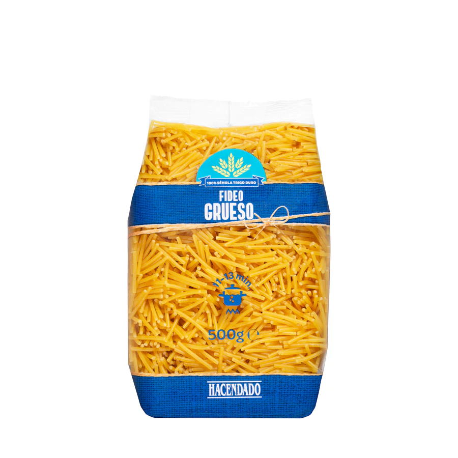 Fideo grueso Hacendado – Mercadona – صورة المنتج