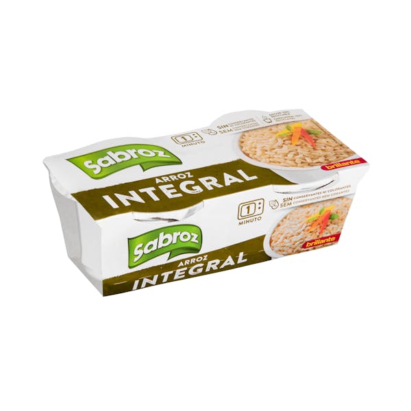 Arroz cocido integral Sabroz