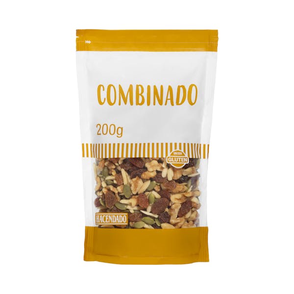 Imagen de Combinado frutos secos, frutas desecadas y semillas de calabaza Hacendado