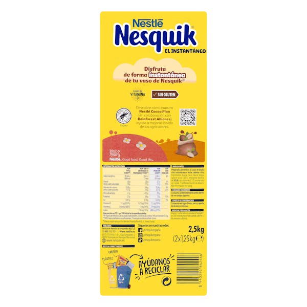 Cacao soluble instantáneo Nesquik