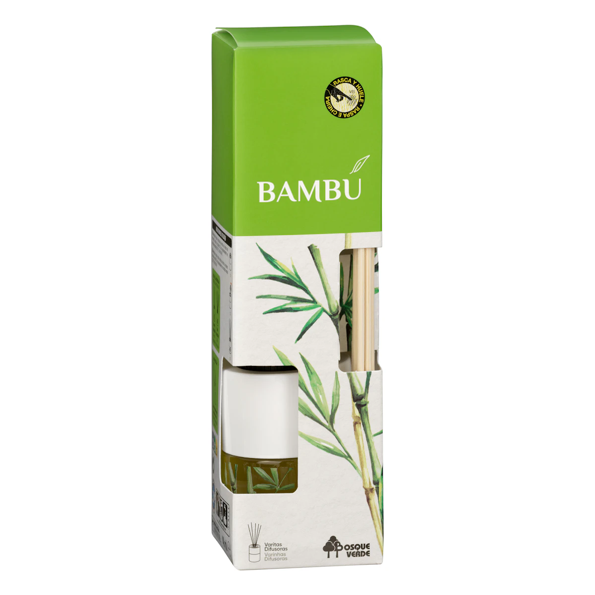 Ambientador varitas Bambú Bosque Verde – Mercadona – صورة إعلانية للمنتج