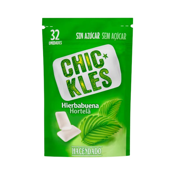 Imagen de Chicles gragea hierbabuena sin azúcar Hacendado