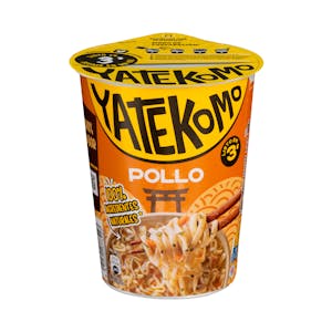 Instant cup noodles Yatekomo chicken flavour Gallina Blanca