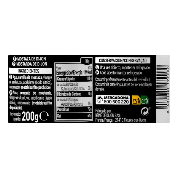 Mostaza de Dijon Hacendado