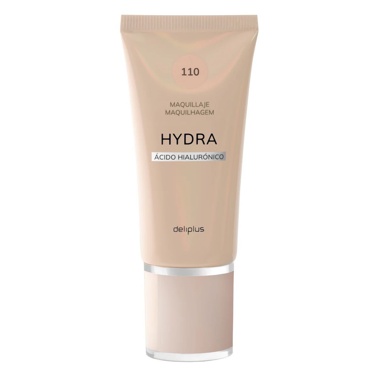 Maquillaje fluido Hydra Deliplus 110 beige rosado – Mercadona – صورة إعلانية للمنتج