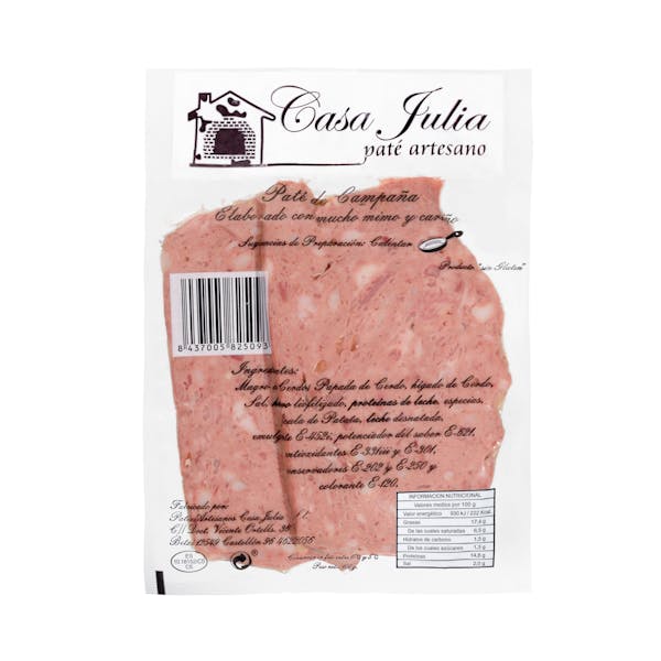 Paté de cerdo campaña Casa Julia