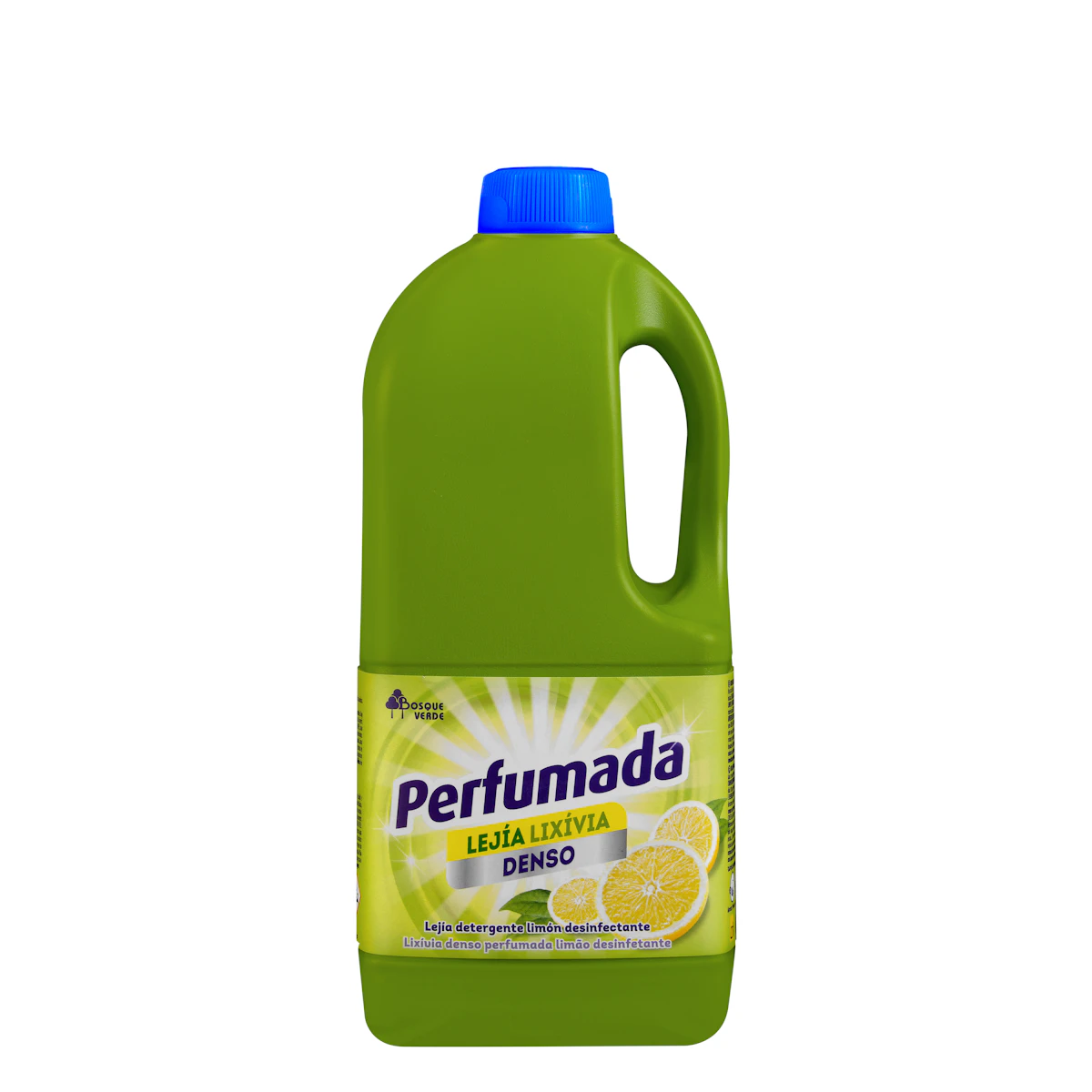 Lejía Perfumada con detergente limón Bosque Verde – Mercadona – صورة إعلانية للمنتج